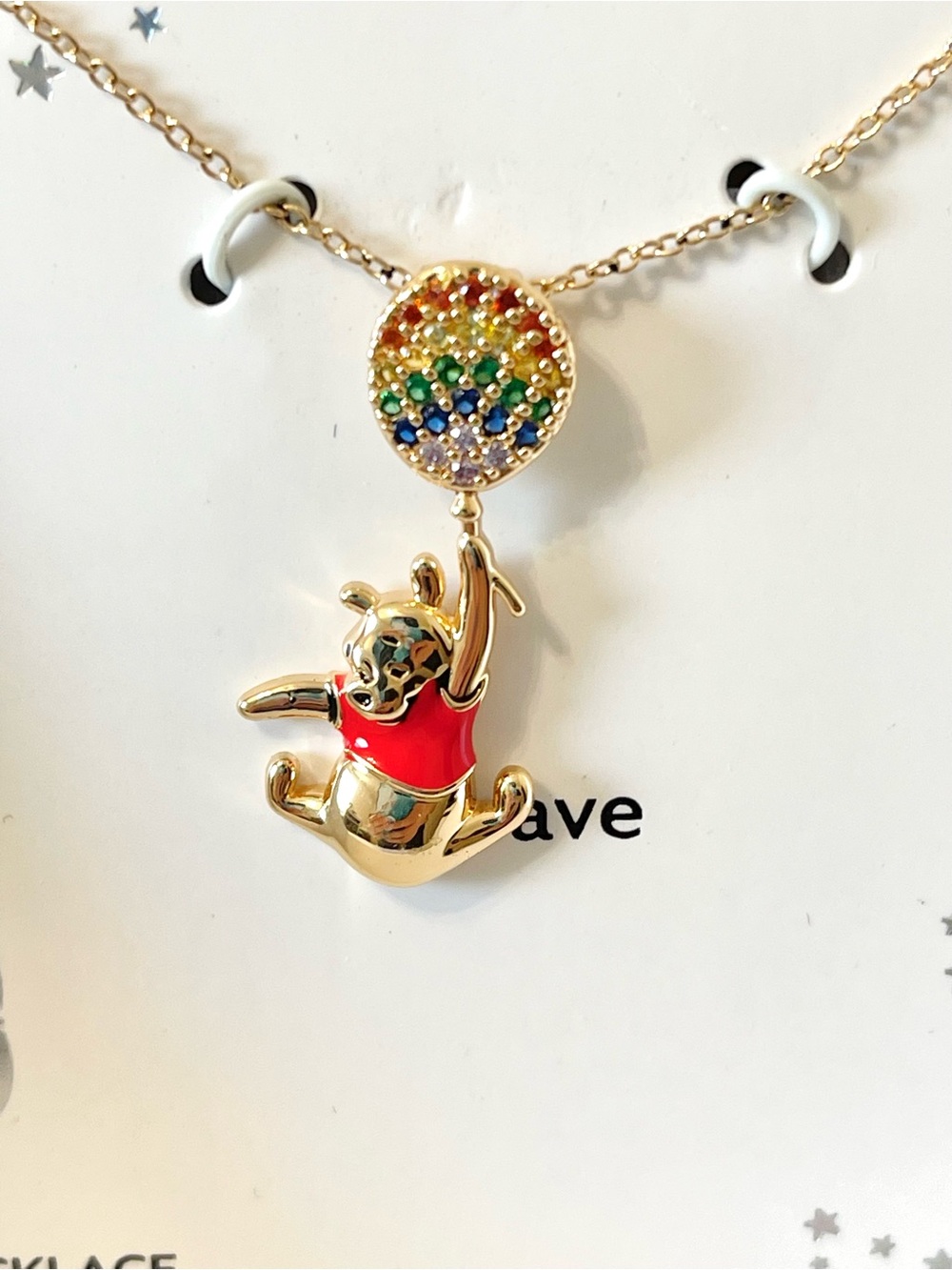 Disney Classics Jewelry | Winnie the Pooh Rainbow Balloon Pendant Necklace